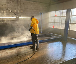 pressure washing