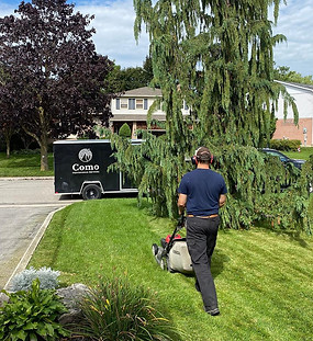 Lawn mowing in Aurora