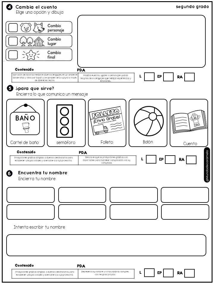 Miniatura: Segundo.Paquete de evaluación