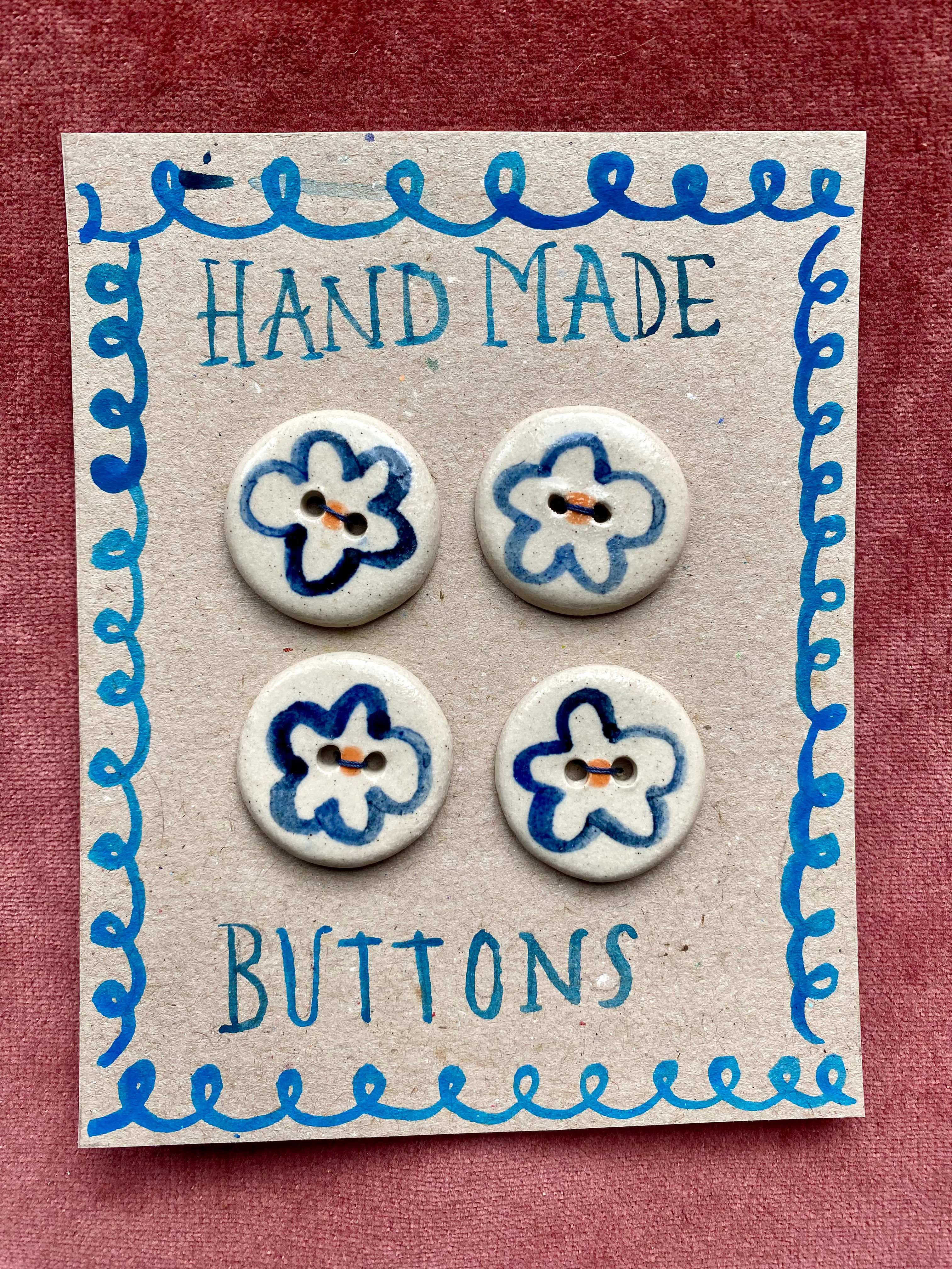 Handmade Ceramic Buttons