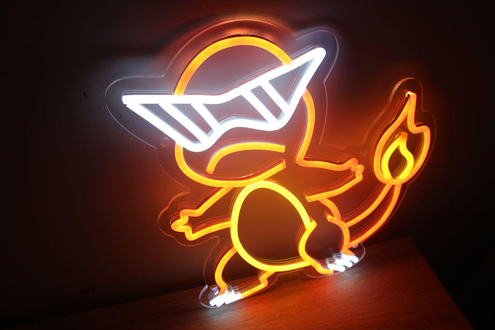 Miniature : Néon led Salamèche Pokémon