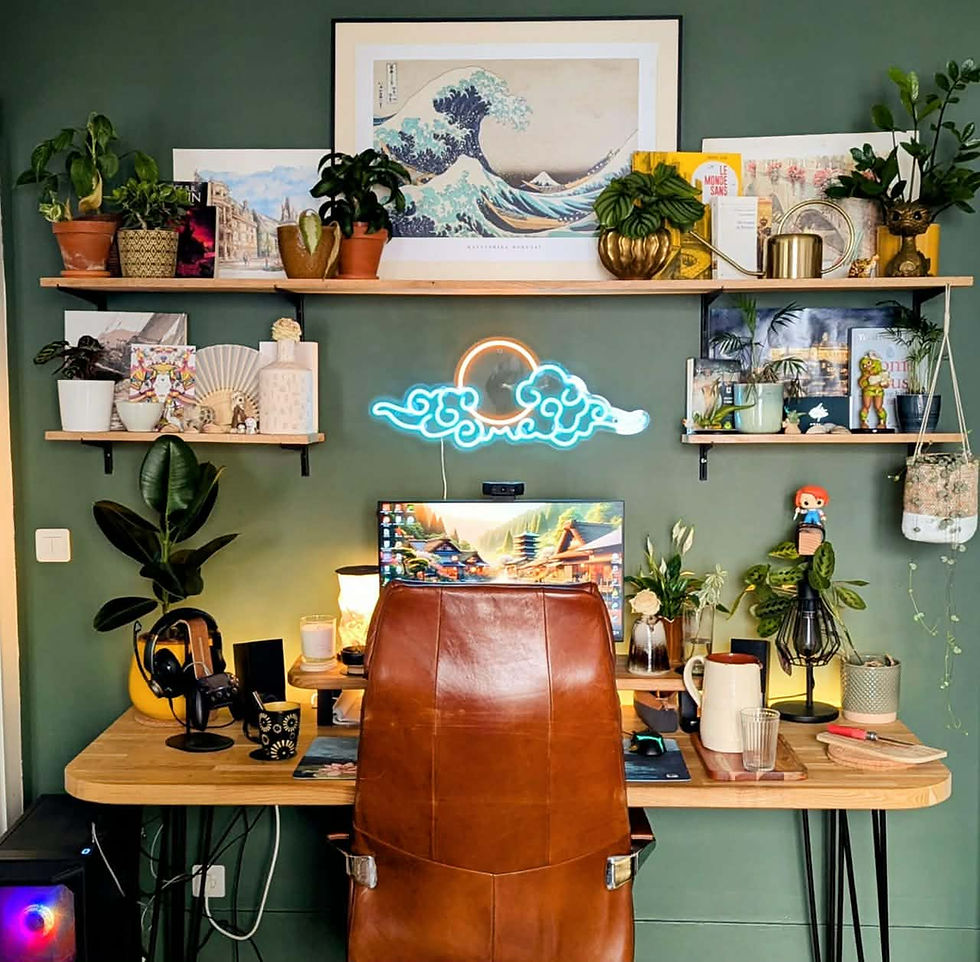 Néon nuage japonais manga