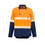 Thumbnail: orange and navy long sleeve shirt with reflective tape