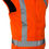 Thumbnail: orange fleece lined vest with reflective tape