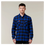 Thumbnail: plaid shirt long sleeve black and blue
