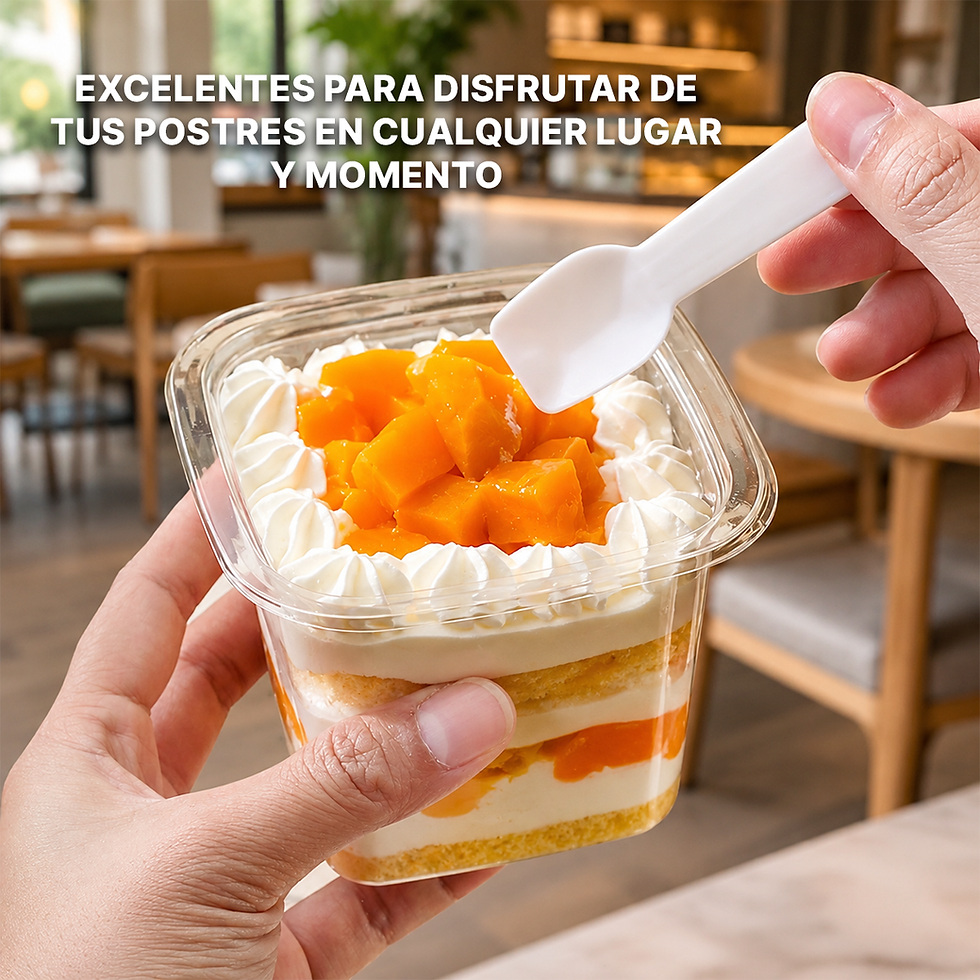 Miniatura: Caja Boxi Para Repostería De Lujo Con Cuchara Pasteles Pan