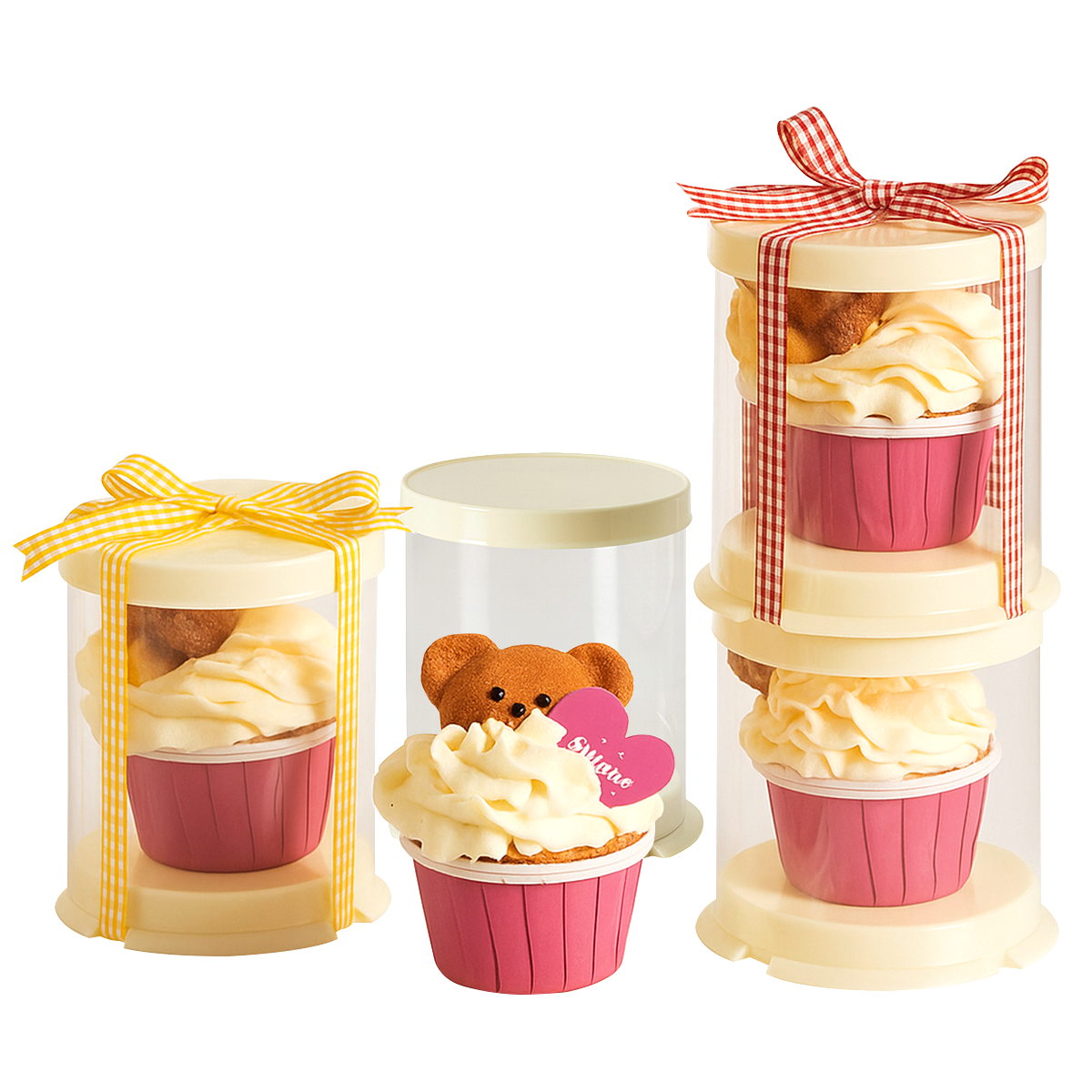 Caja Para Cupcake O Postre Circular Eventos Bodas Fiestas