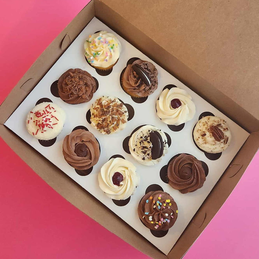 12pc Assorted Cupcakes (basic/unfilled)