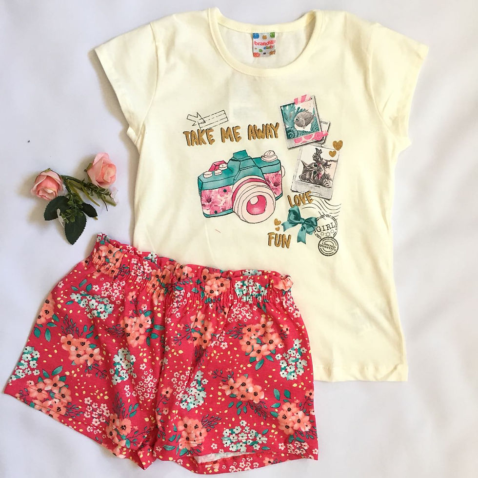 Conjunto Love Fun Rosa
