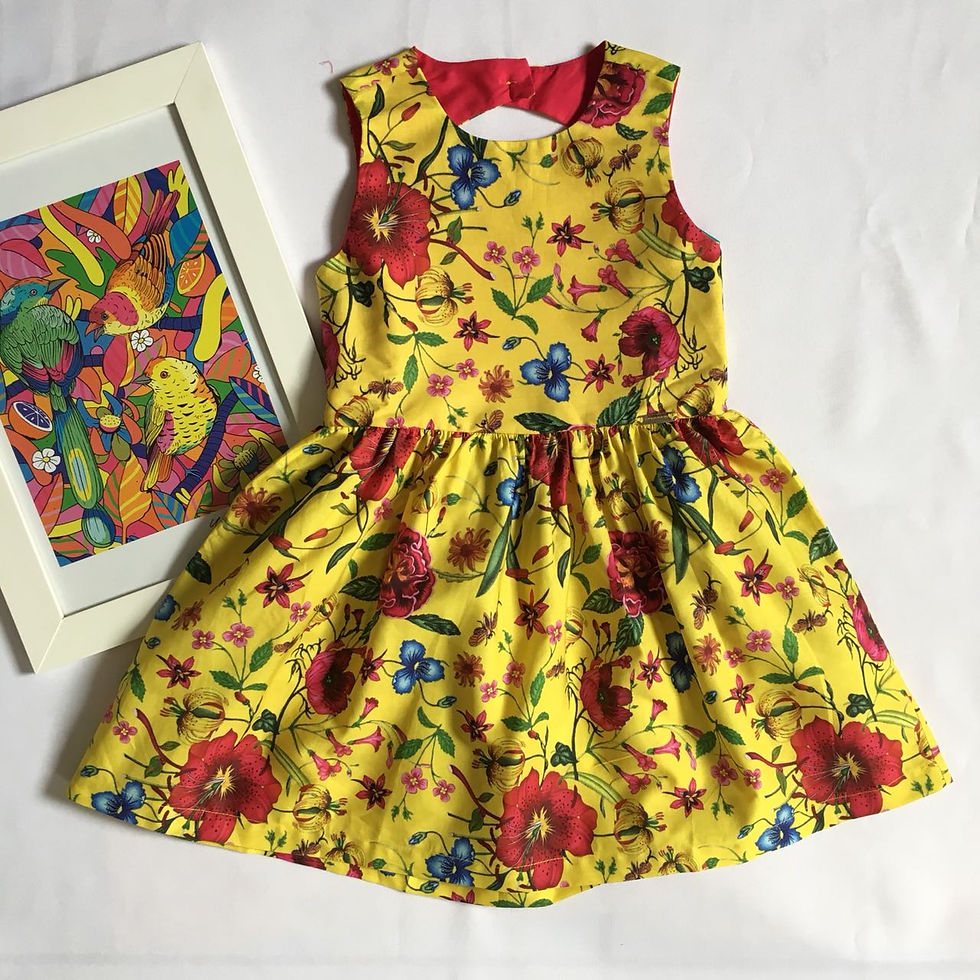 Vestido Flores do Jardim