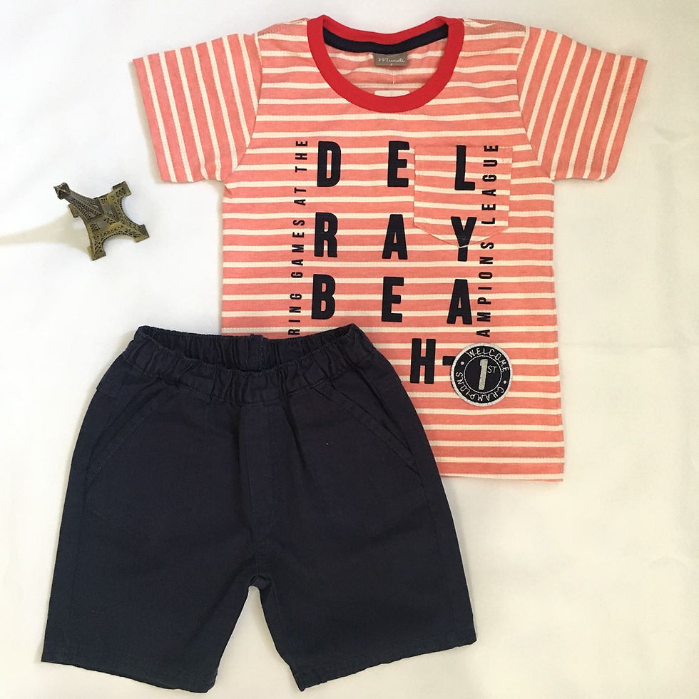 Conjunto Del Ray Beach Vermelho
