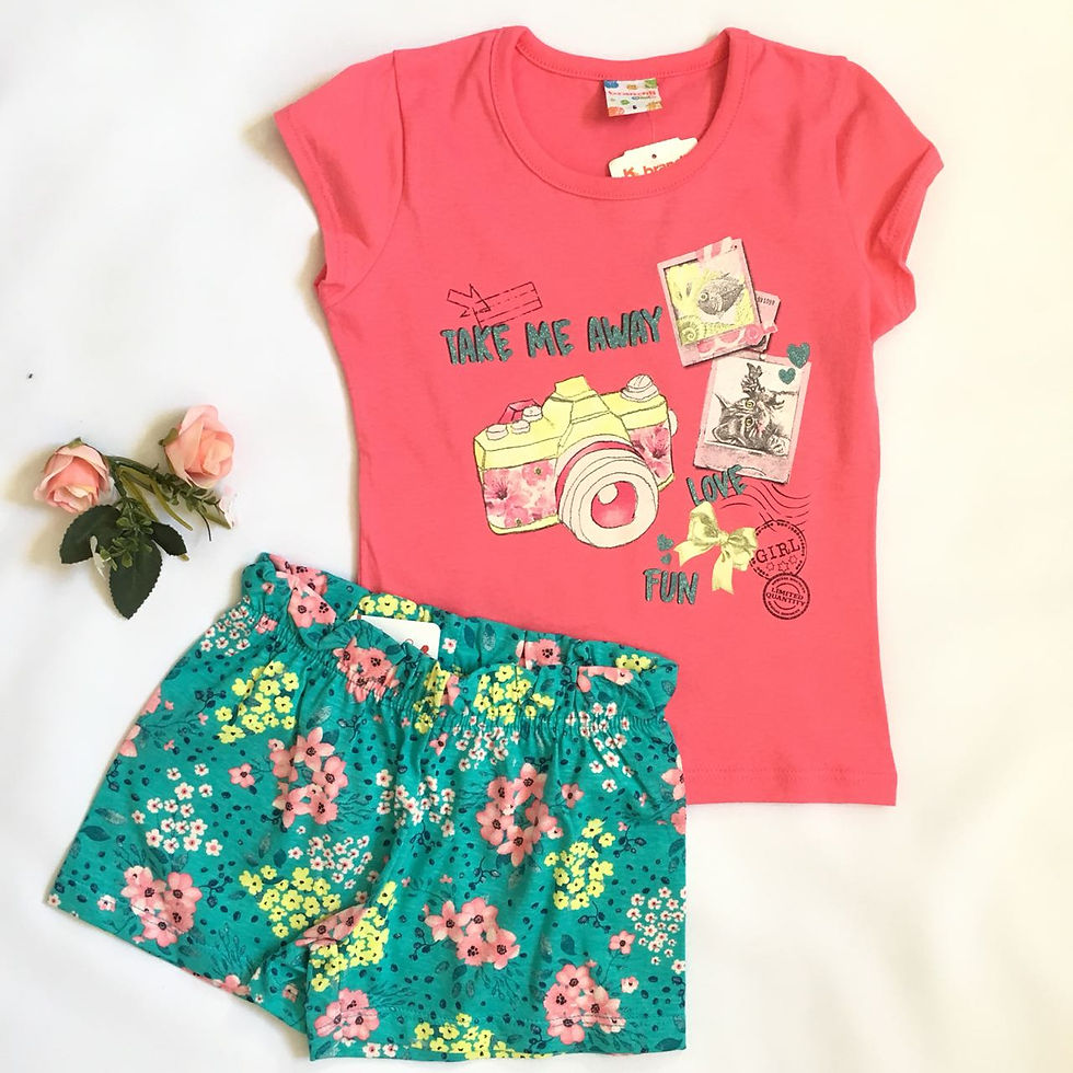 Conjunto Love Fun verde