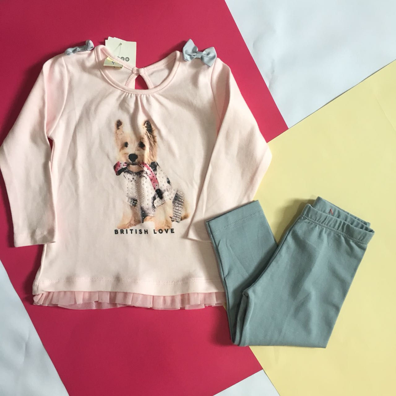 Conjunto Blusa e calça Sued Poesia