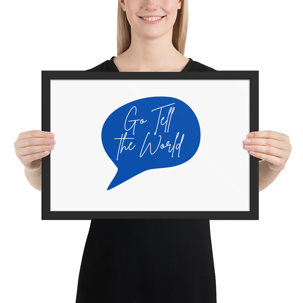 Thumbnail: Framed poster