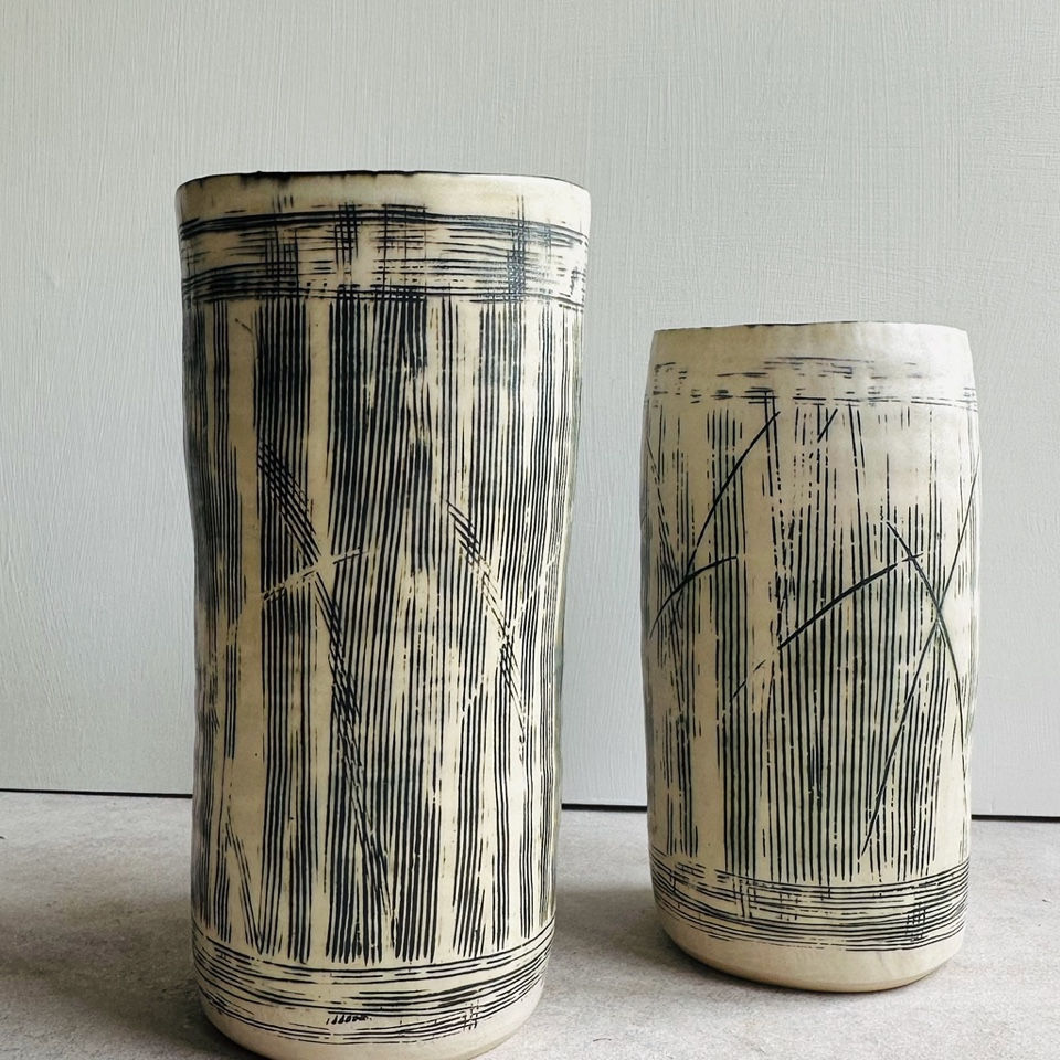 No 5 Vessel Inlaid Sue Mundy