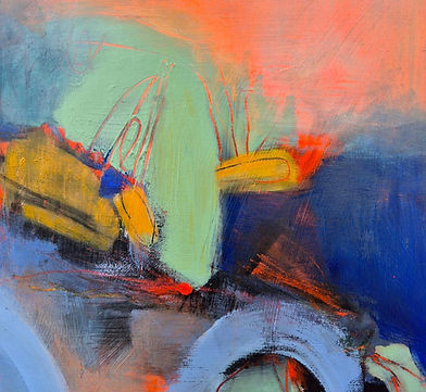 Karen Fitzpatrick. Finding The Way. Mixed Media. 30cm x 30cm jpeg.jpeg