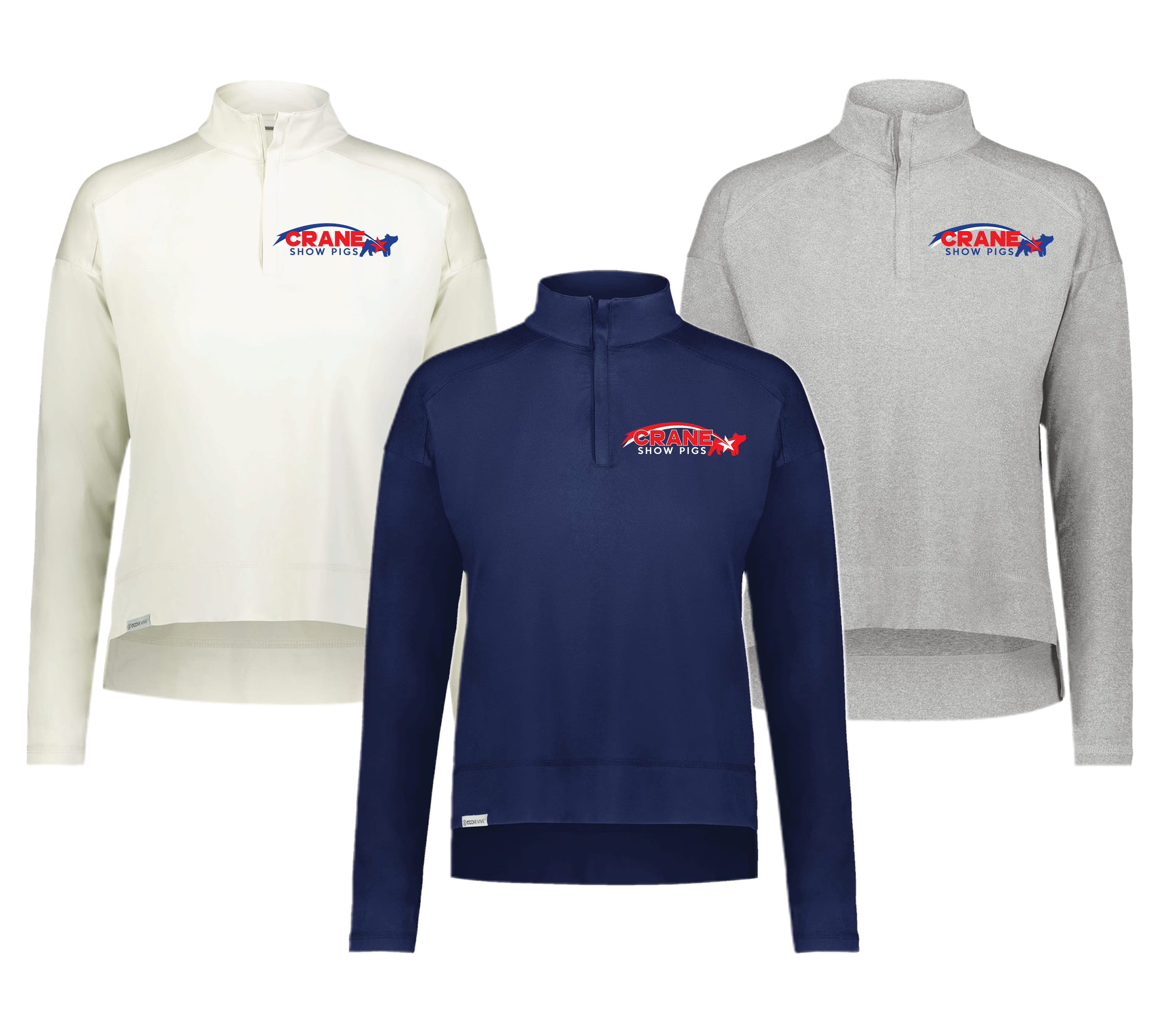 Crane Show Pigs Eco Revive Pullover