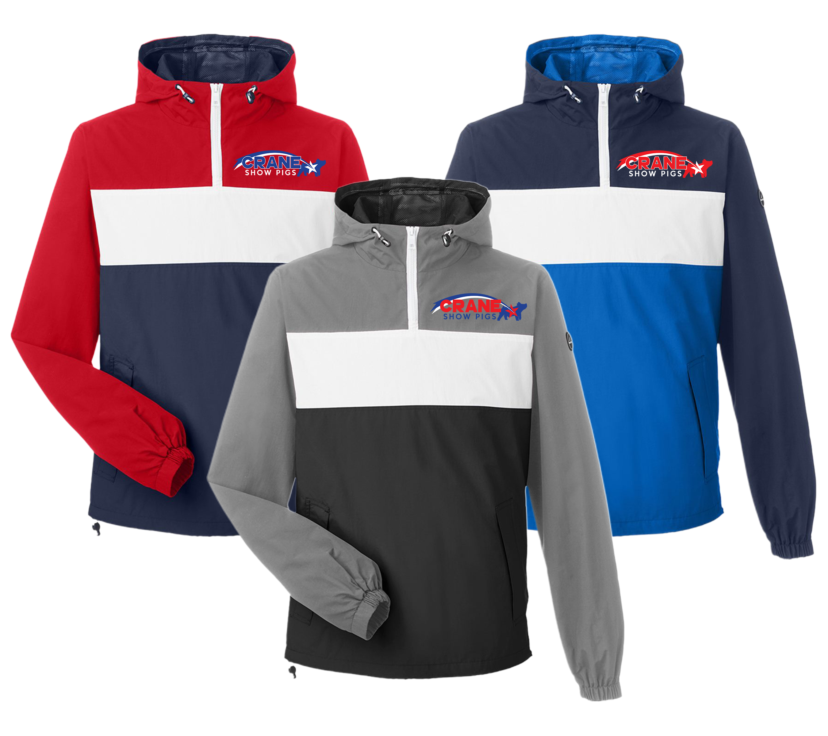 Crane Show Pigs Windward Anorak