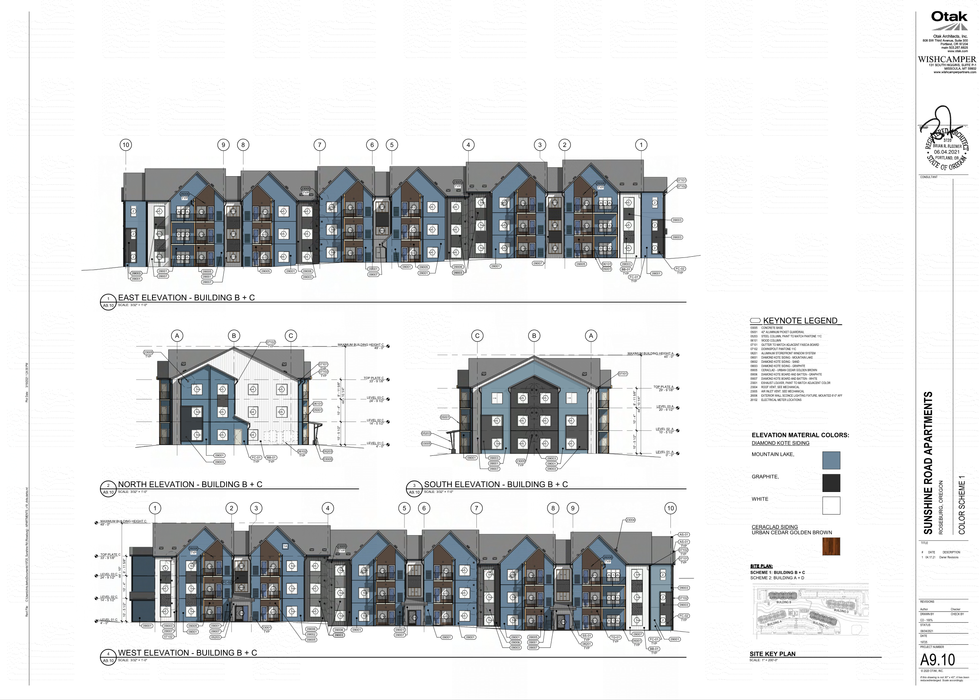 Snshine Park Exterior Elevations