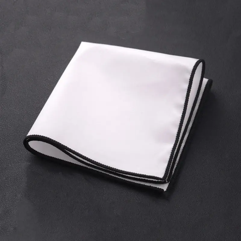 Miniatura: 24cm Fashion Mens Pocket Square Luxury Hanky Wedding Party Business Chest Towel