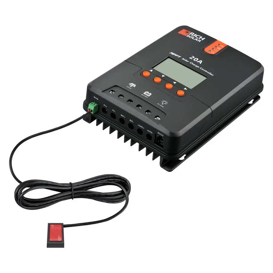 Thumbnail: Rich Solar 20 Amp MPPT Solar Charge Controller