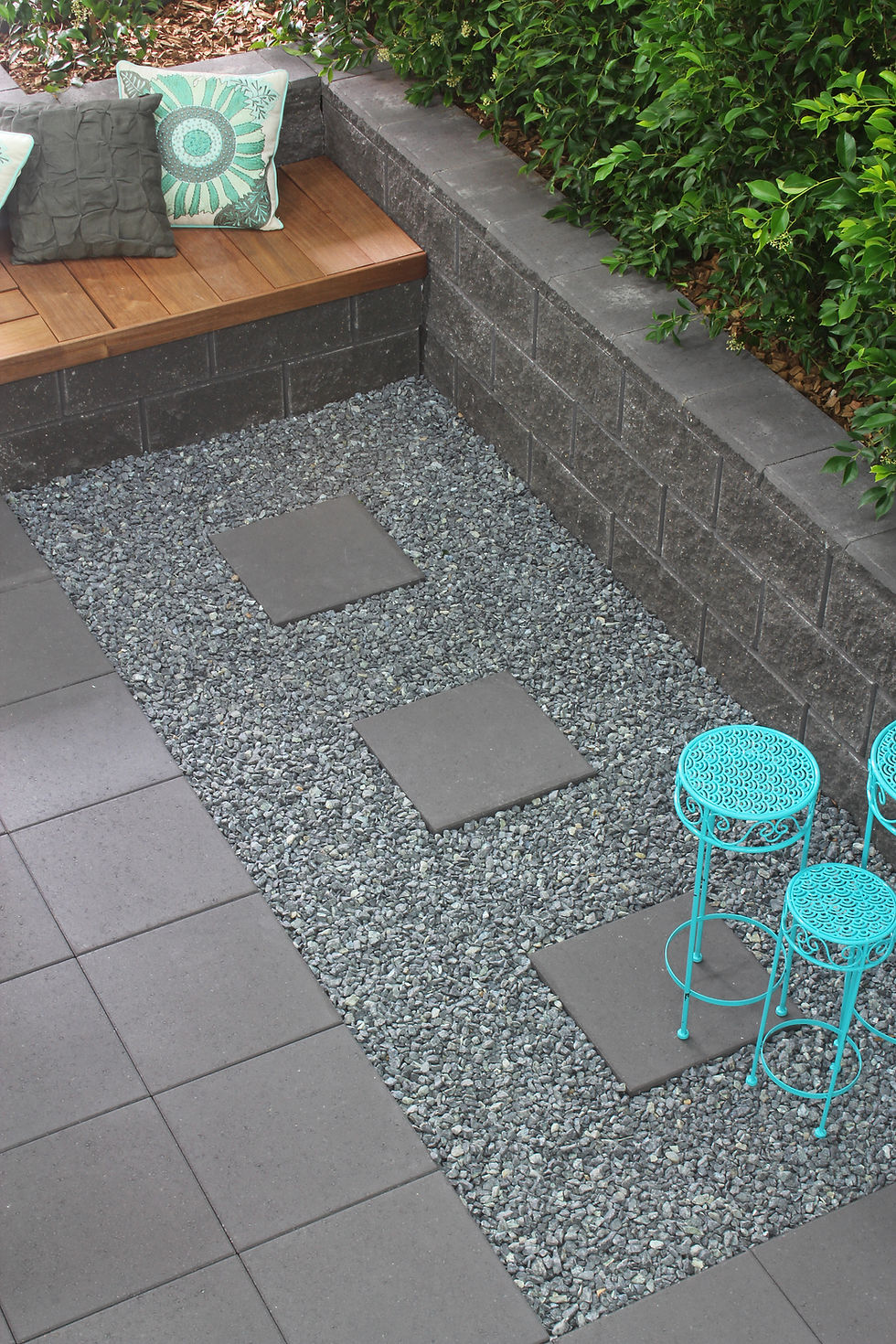 Thumbnail: adbri masonry versawall charcoal block retaining wall