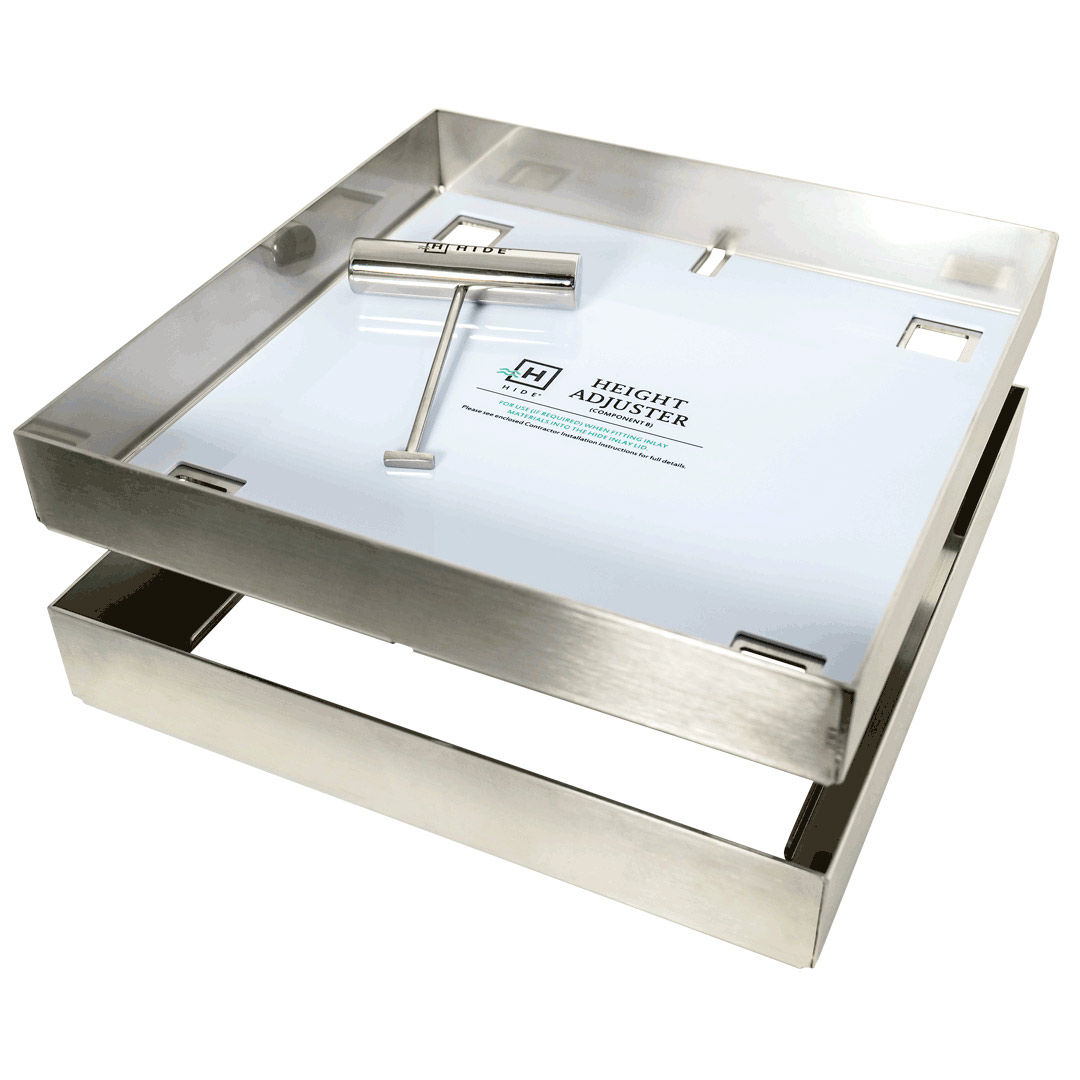 HIDE stainless steel skimmer lid