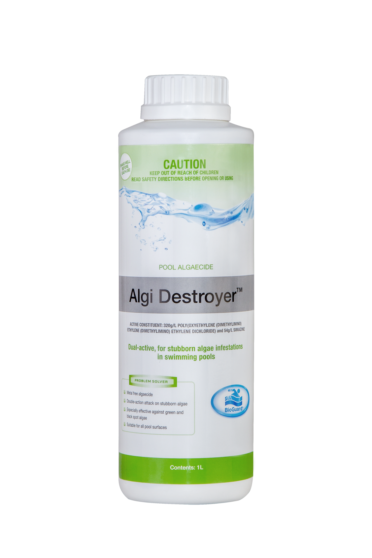 Bioguard Algaecide green pool fix