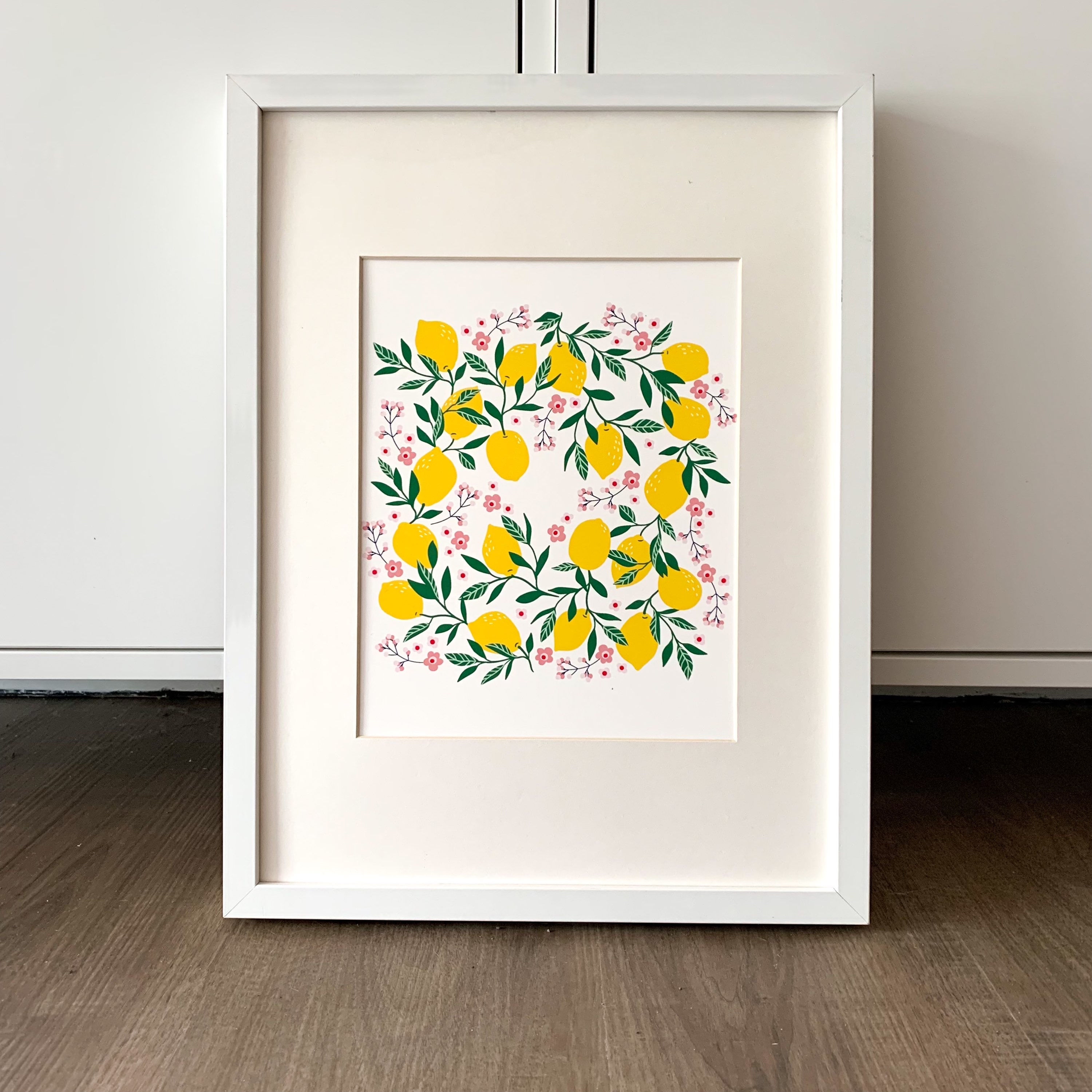 LEMON SWIRL - ART PRINT