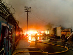 Incident 1342 Pallet Yard Fire