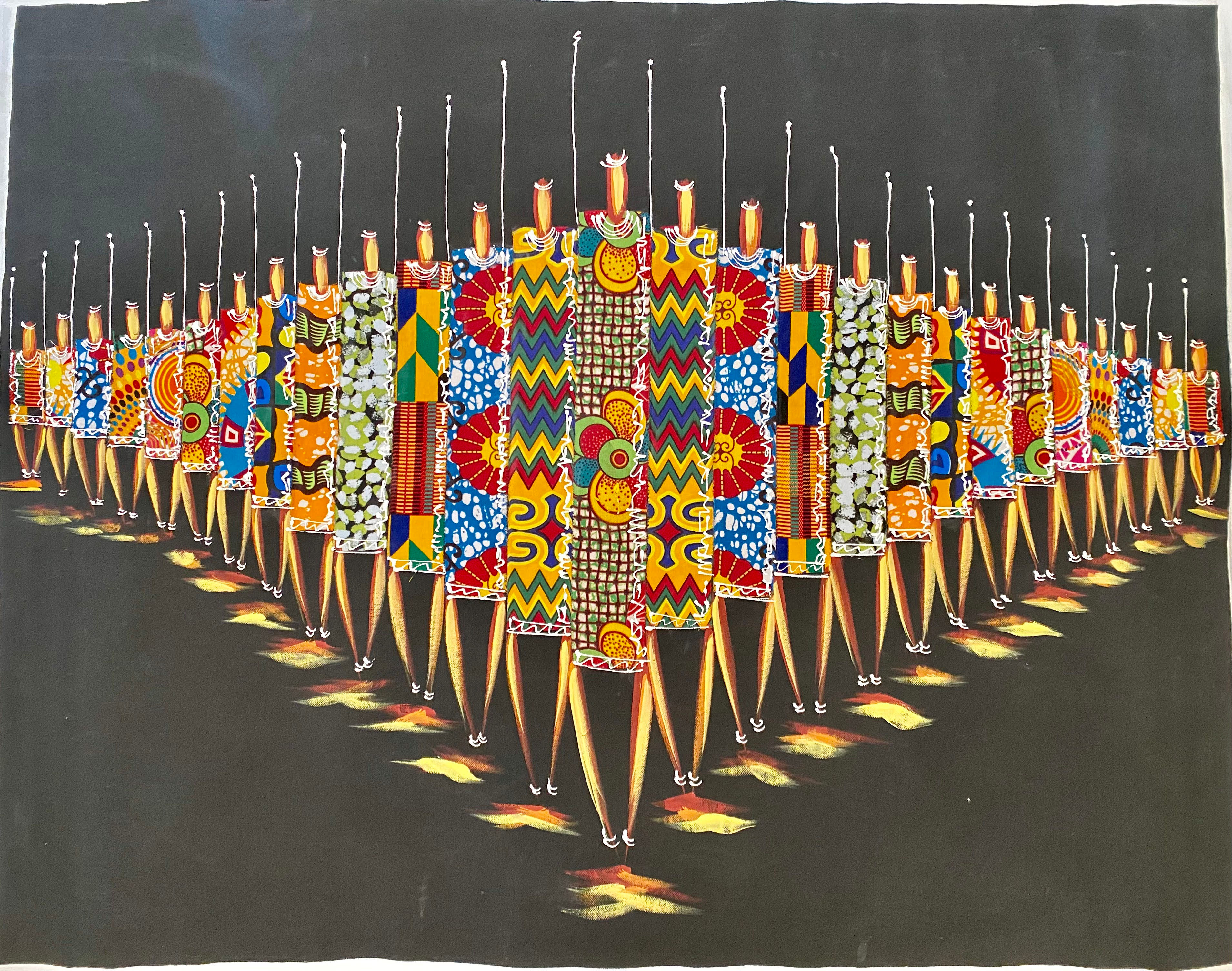 Asanti Warrior - Painting