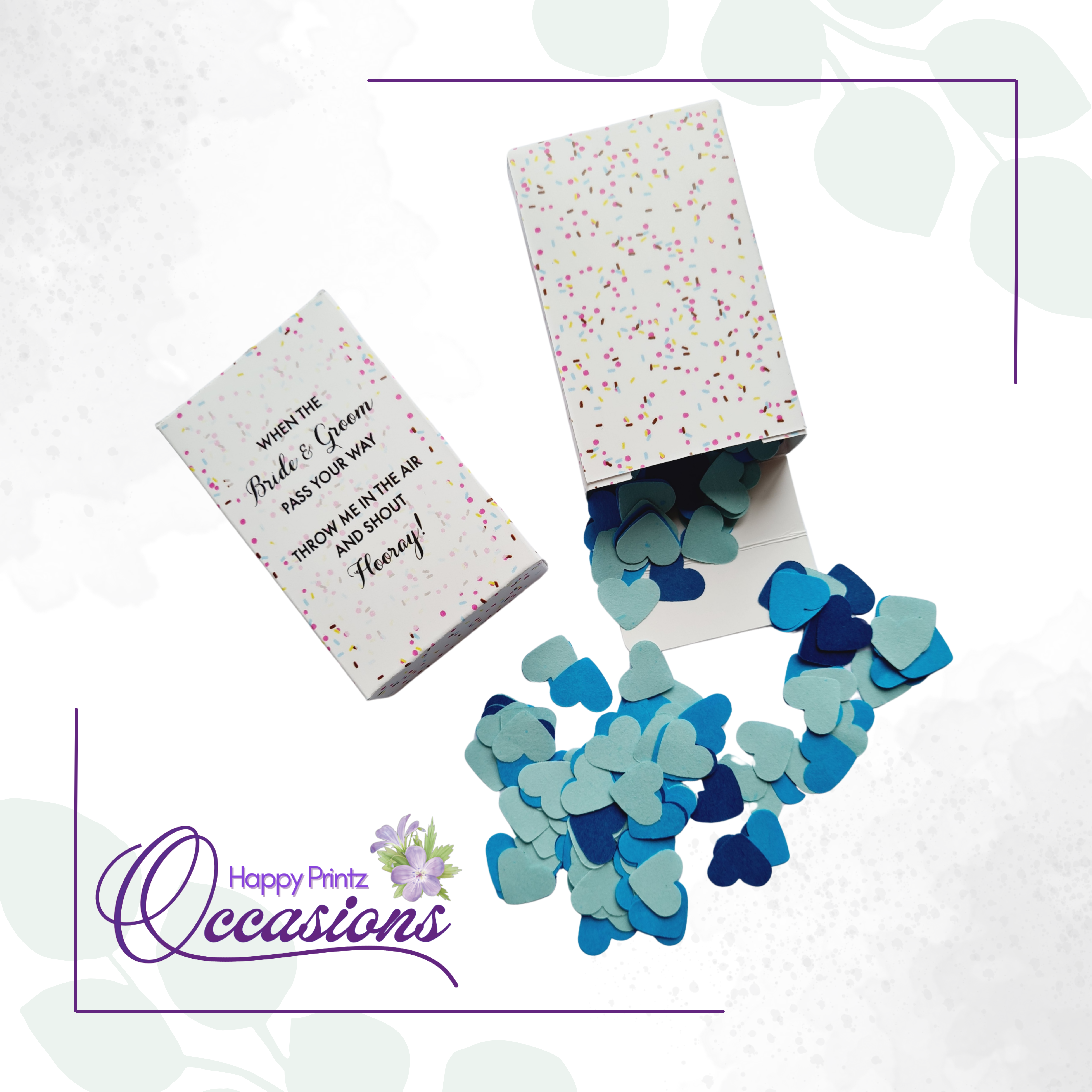 Wedding Confetti - Blue Mix