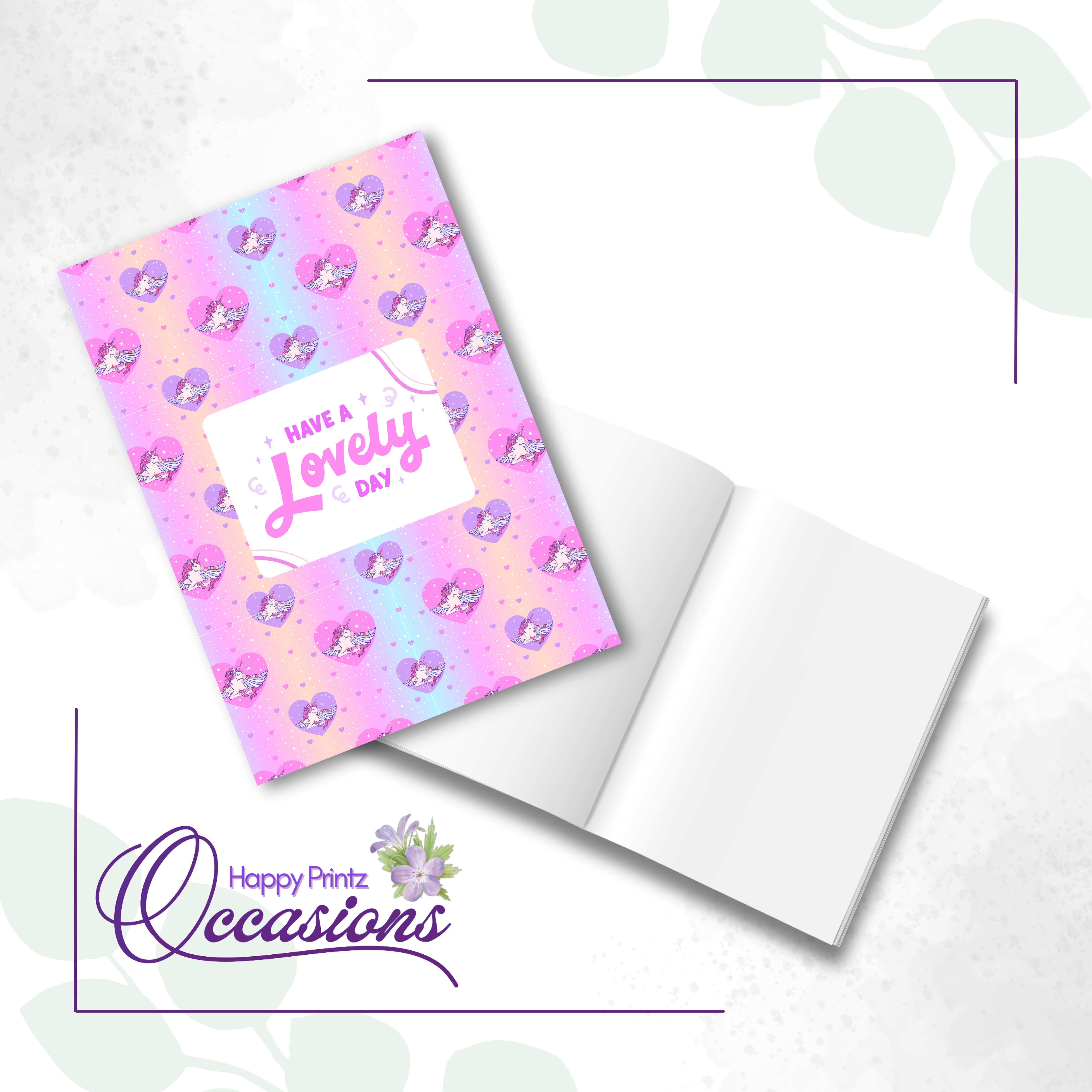 Rainbow Unicorn - Notebook