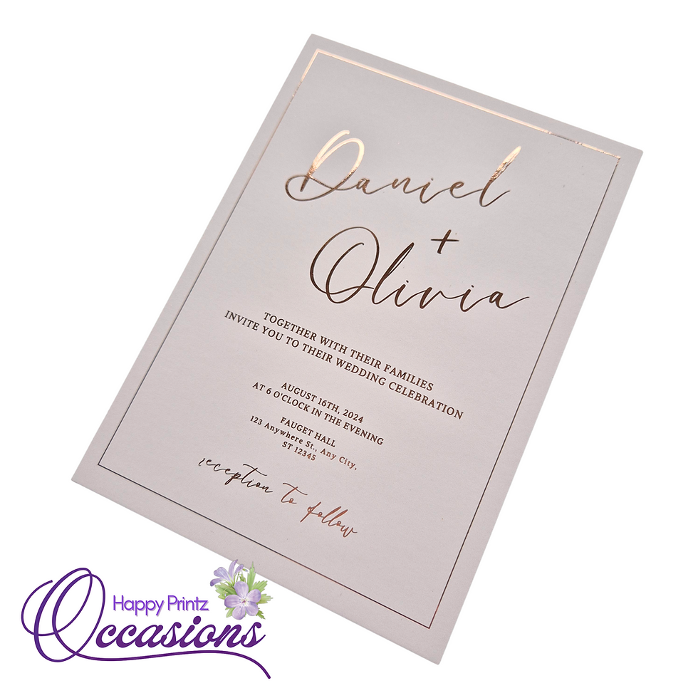 Thumbnail: Foiled - Formal Invitation