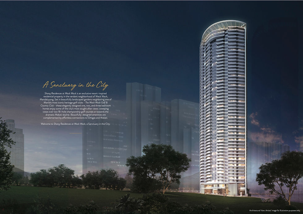 Shang Residences at Wack Wack Facade