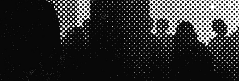 Halftone Image of Crowd