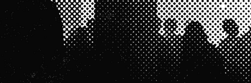 Halftone Image of Crowd