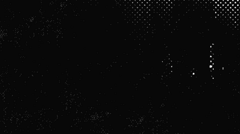 Halftone Image of Crowd