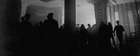 Halftone Image of Crowd