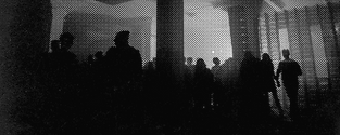 Halftone Image of Crowd
