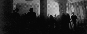 Halftone Image of Crowd