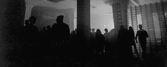 Halftone Image of Crowd
