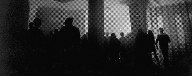 Halftone Image of Crowd