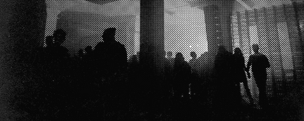 Halftone Image of Crowd