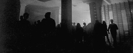 Halftone Image of Crowd