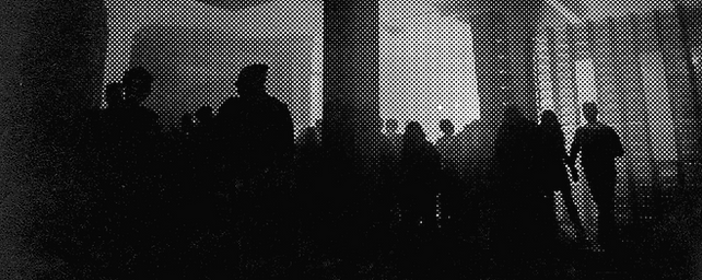 Halftone Image of Crowd