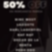 50% off en tus marcas favoritas.