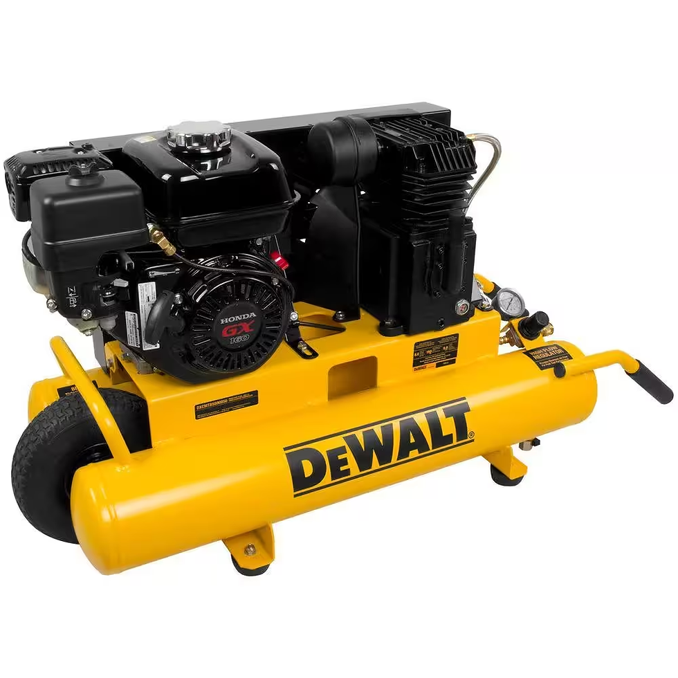 Thumbnail: 8 Gal. 150 PSI 5.5 HP Belt Drive Gas-Powered Wheelbarrow Air Compressor