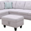 Thumbnail: Sectional Sofa with Chaise Lounge and Ottoman L Shaped 6 Seat Living Room Sectio