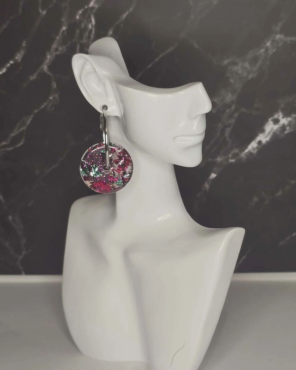 Pampilles Donuts en Résine Artisanale - Accessoires pour Boucles d'Oreilles